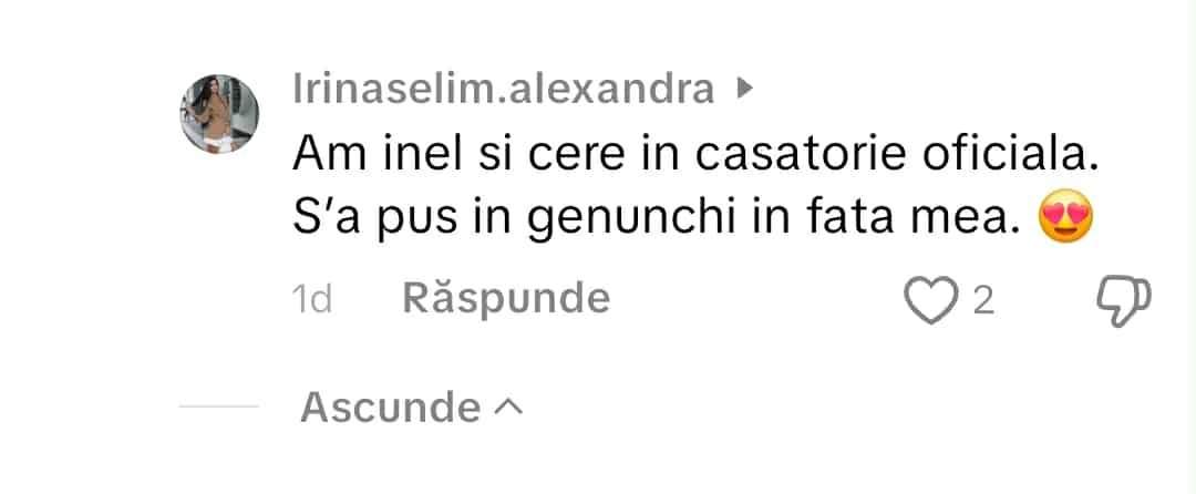 mesajul Irinei