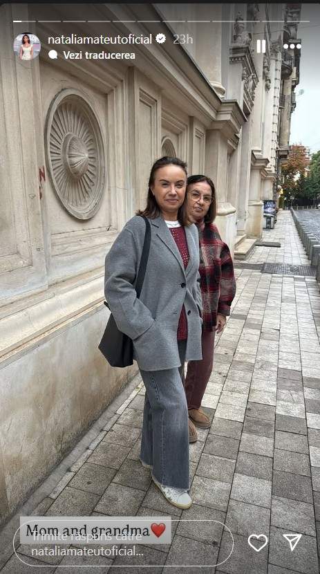 natalia mateut si mama