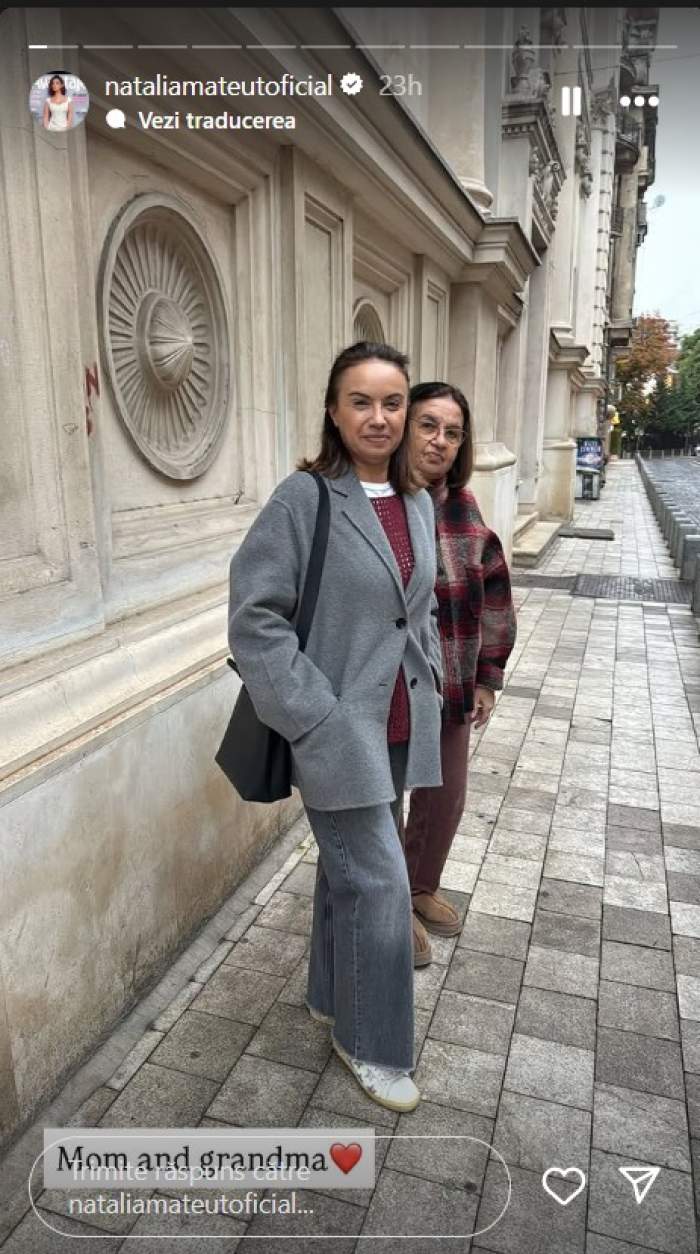 natalia mateut si mama