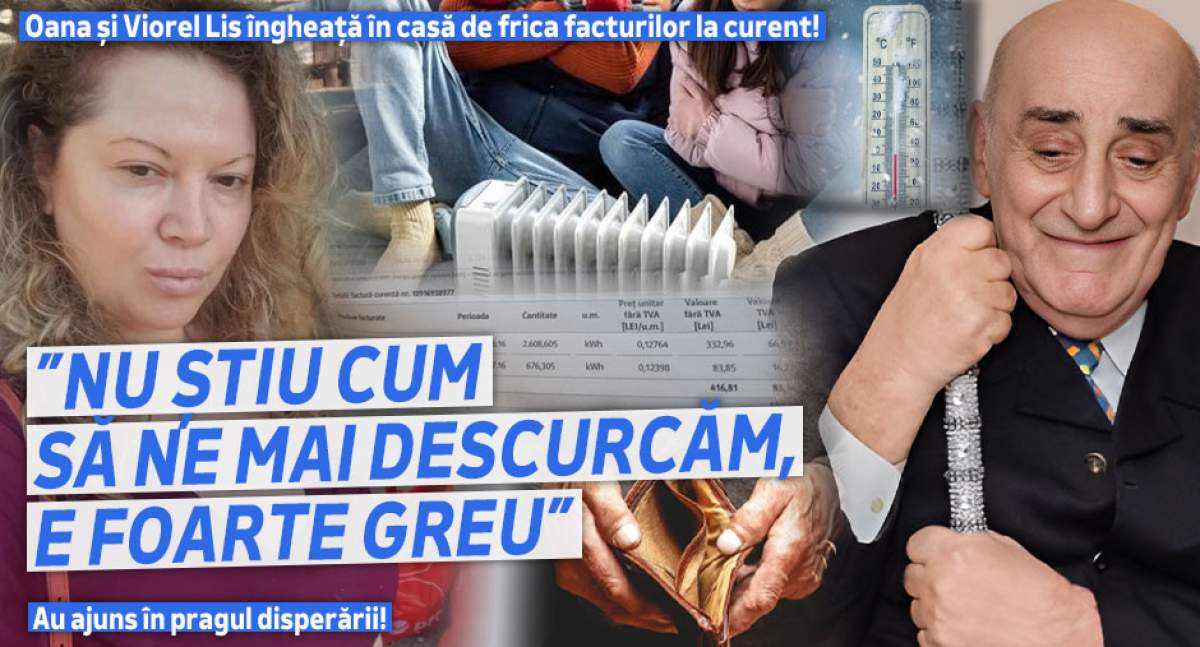 Oana și Viorel Lis îngheață în casă de frica facturilor la curent! ”Nu știu cum să ne mai descurcăm, e foarte greu”. Au ajuns în pragul disperării!