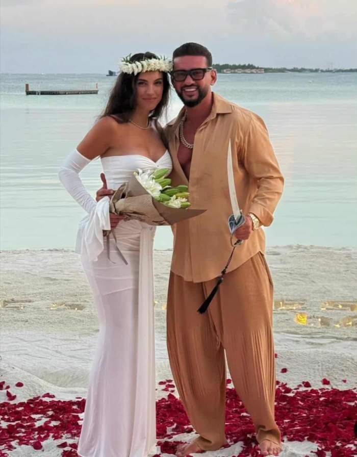 Dorian Popa și soția lui, Andreea