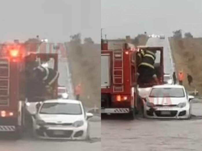 bărbat salvat de pe capota mașinii în Constanța.