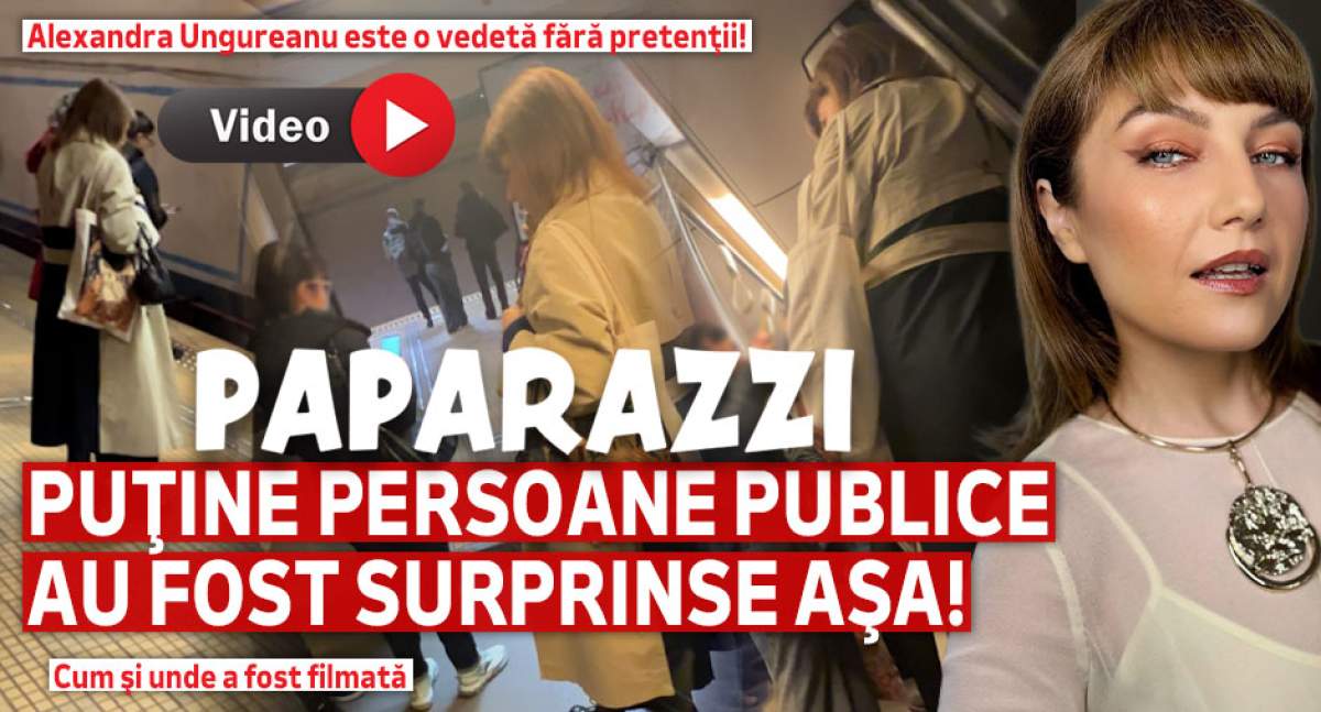 Alexandra Ungureanu este o vedetă fără pretenţii! Puţine persoane publice au fost surprinse aşa! Cum şi unde a fost filmată