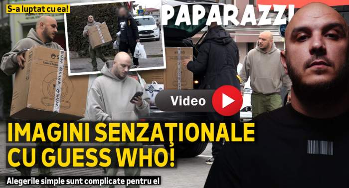 Imagini senzaţionale cu Guess Who! Alegerile simple sunt complicate pentru el. S-a luptat cu ea!