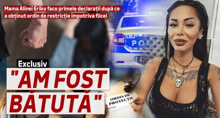 Exclusiv! Mama Alinei Eriko face primele declarații după ce a obținut ordin de restricție împotriva fiicei. "Am fost bătută"