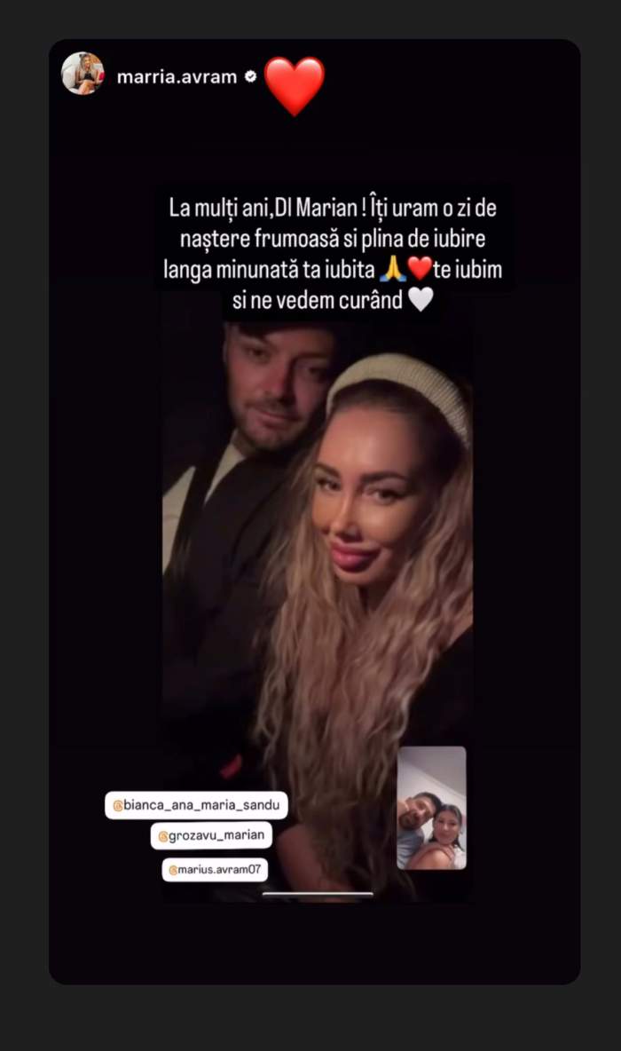 Marian Grozavu de la Insula Iubiri își sărbătorește ziua de naștere! Ce urare emoționată i-a făcut iubita sa, Bianca Dan