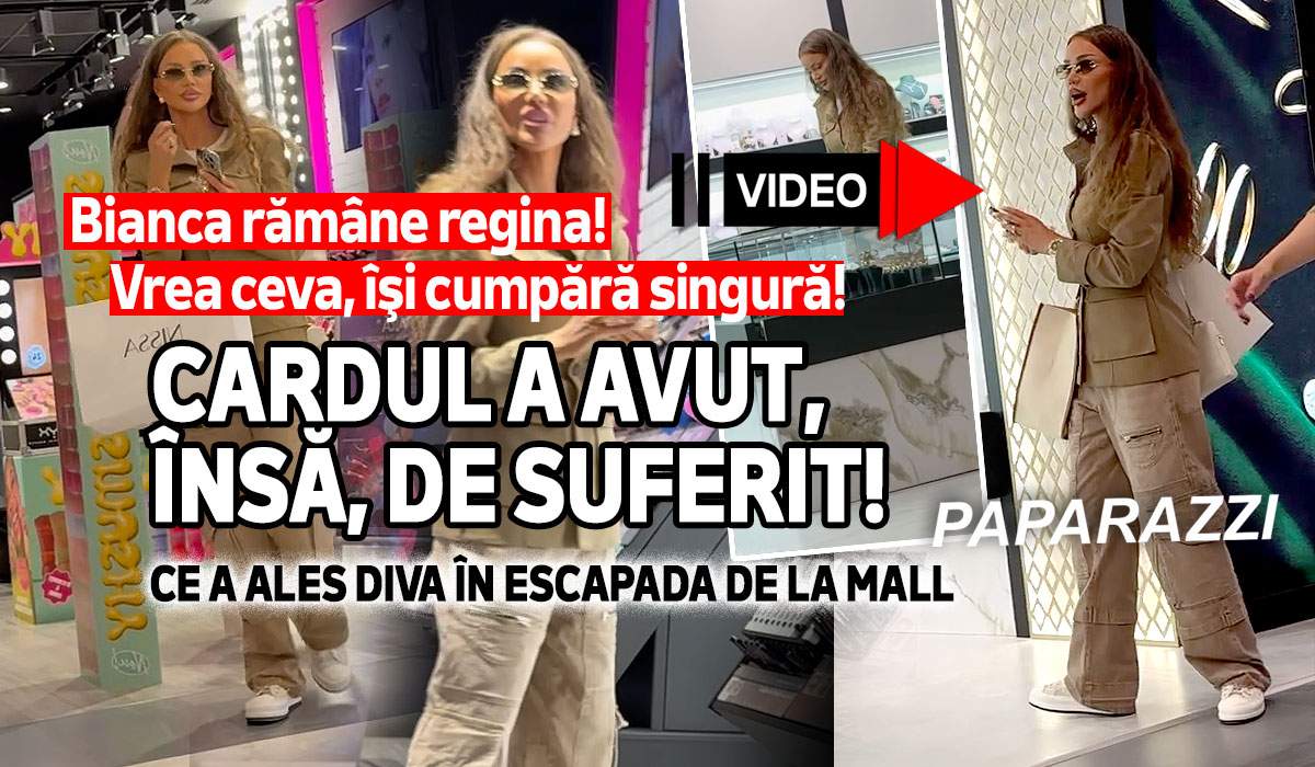 Bianca rămâne regina! Vrea ceva, îşi cumpără singură! Cardul a avut, însă, de suferit! Ce a ales diva în escapada de la mall | PAPARAZZI