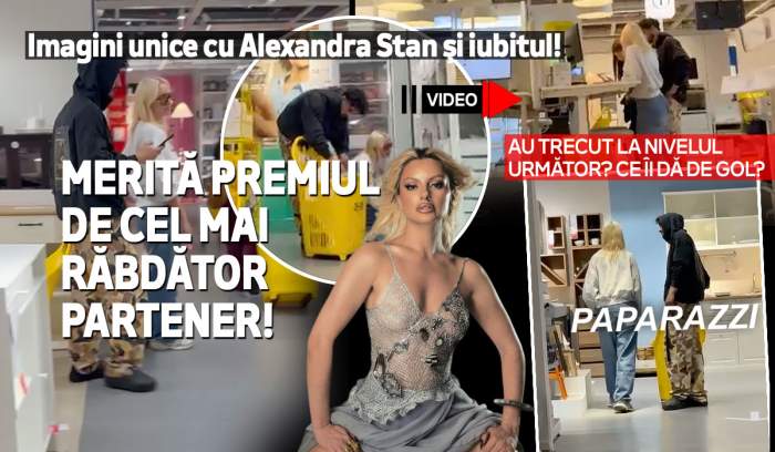 Imagini unice cu Alexandra Stan şi iubitul! Merită premiul de cel mai răbdător partener! Au trecut la nivelul următor? Ce îi dă de gol?