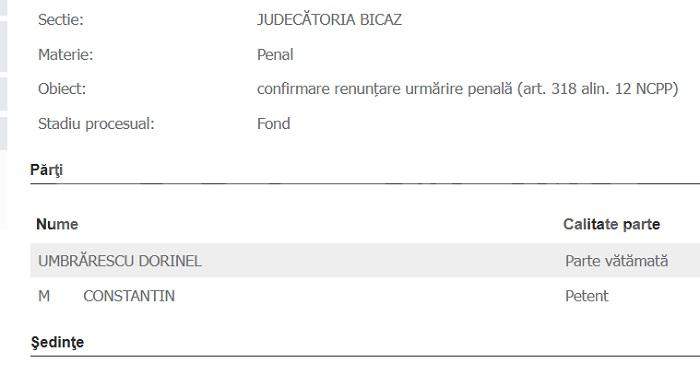 Milionarul Umbrărescu a pus punct scandalului penal | L-a iertat