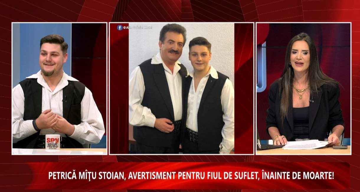 „Nu s-a dus pata, s-a dus dumnealui…”. Alin Gabriel Matei, fiul de suflet al lui Petrică Mîțu Stoian, declarații dureroase la „Spynews TV”