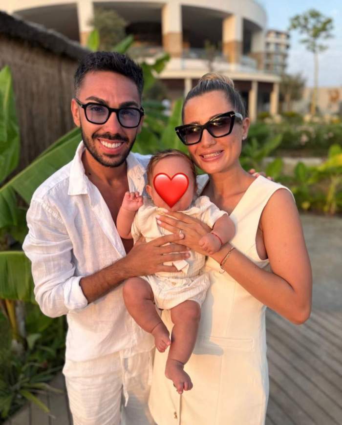 Fiul Claudiei Puican și al lui Armin Nicoară a împlinit 7 luni! Unde este sărbătorit micuțul Amir
