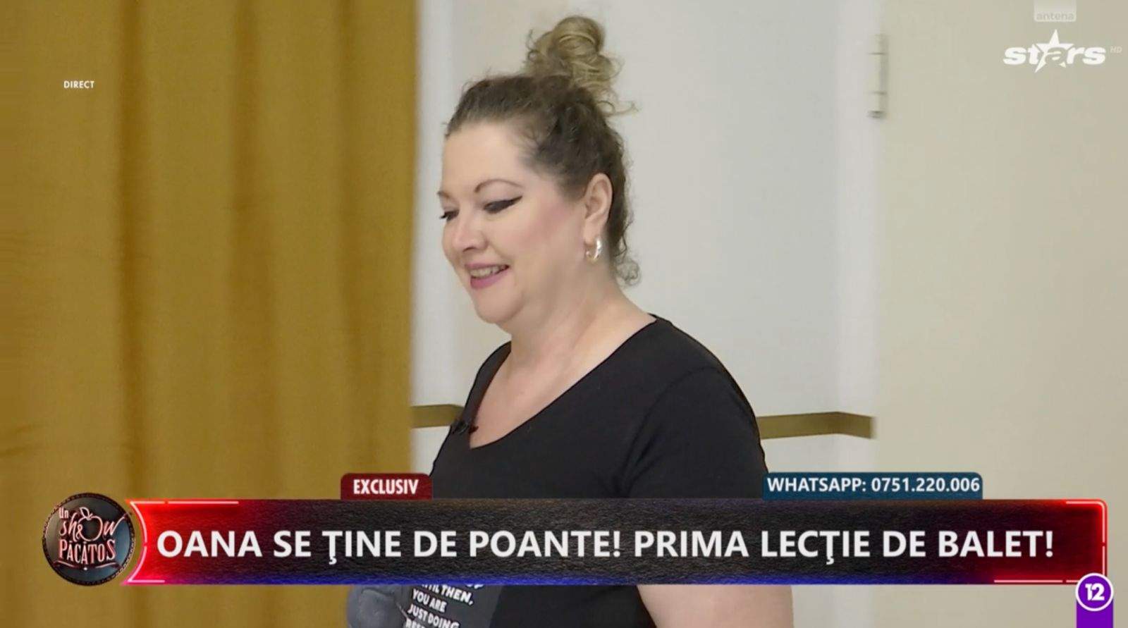 Oana Lis a avut prima lecție de... balet! Soția lui Viorel Lis își dorește mai mult ca niciodată să slăbească