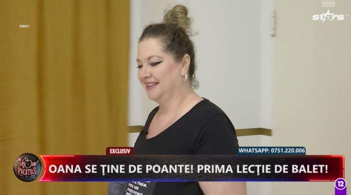 Oana Lis a avut prima lecție de... balet! Soția lui Viorel Lis își dorește mai mult ca niciodată să slăbească