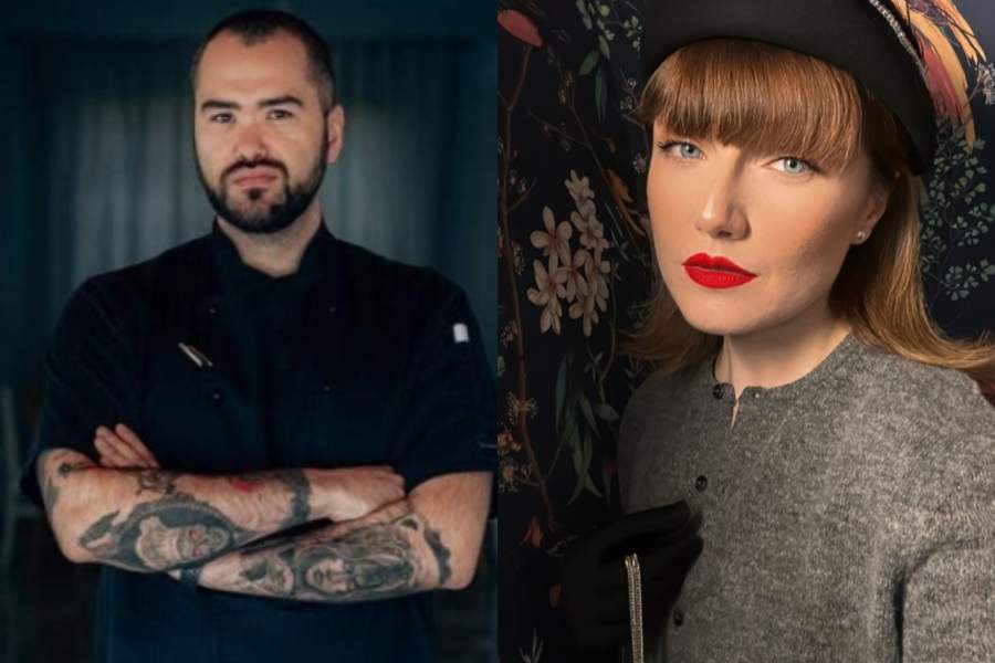 colaj din doua poze iubit alexandra ungureanu si alexandra ungureanu