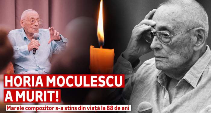 Horia Moculescu a murit! Marele compozitor s-a stins din viață la 88 de ani