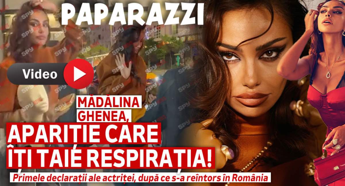 Mădălina Ghenea, apariție care îți taie respirația! Primele declarații ale actriței, după ce s-a reîntors în România. PAPARAZZI