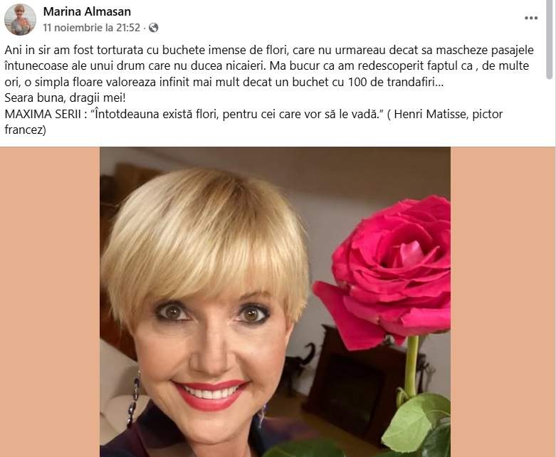 marina almasan mesaj