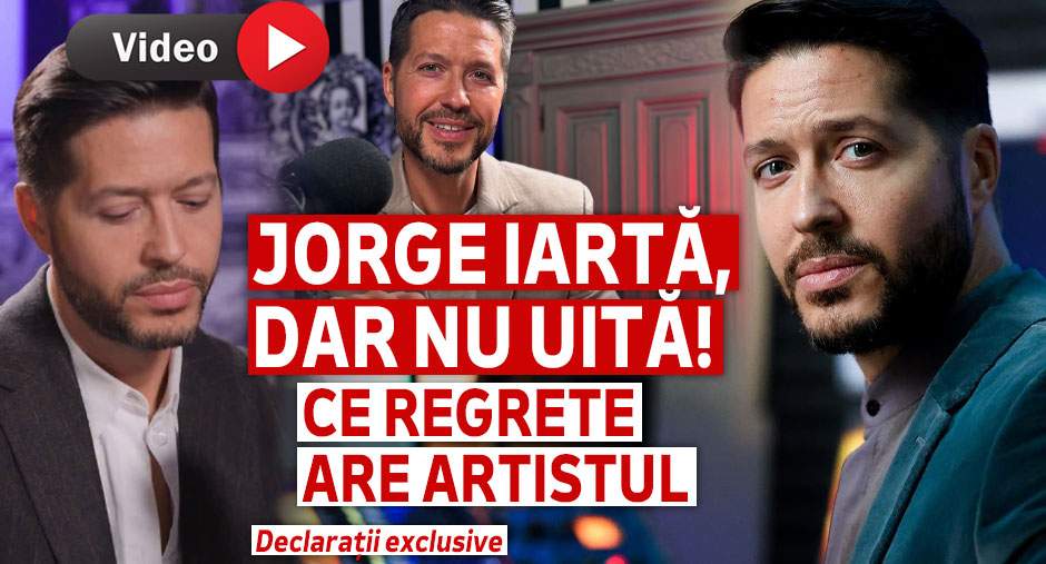 Jorge iartă, dar nu uită! Ce regrete are artistul. Declarații exclusive |  VIDEO