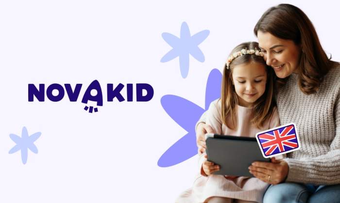 (P) De la joacă la cunoaștere - află de la Novakid de ce este acum cel mai bun moment ca micuțul tău să studieze limba engleză