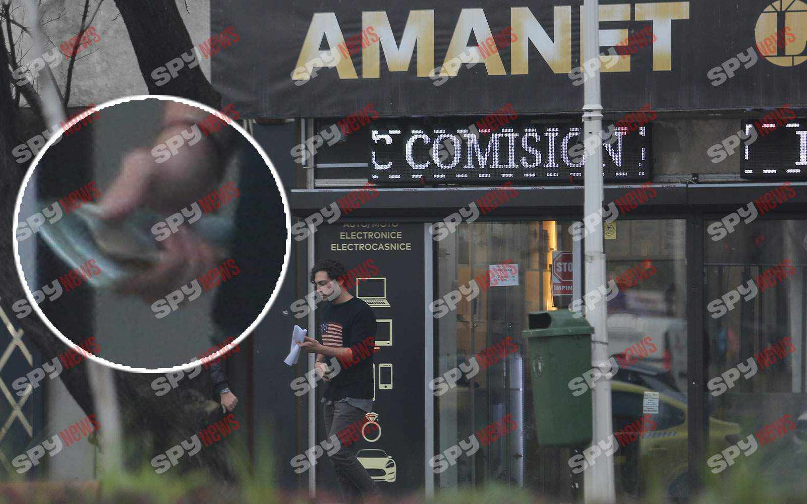 Toto Dumitrescu, comportament dubios, după ce a scăpat de arestul la domiciliu! Îşi lasă telefonul la amanet, din a doua încercare! Imaginile momentului