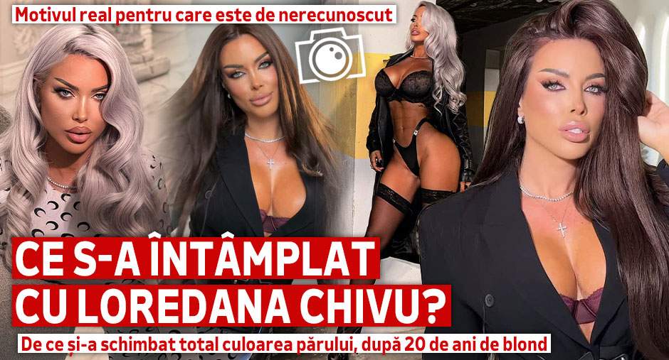 Ce s-a întâmplat cu Loredana Chivu? Motivul real pentru care este de nerecunoscut. De ce și-a schimbat total culoarea părului, după 20 de ani de blond