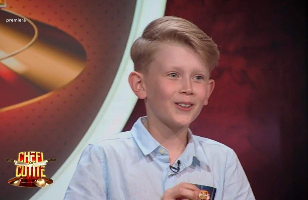 Chefi la cuțite, sezonul 16. Cristian Filip, în vârstă de 9 ani, a gătit o rețetă proprie! Povestea lui i-a impresionat pe jurați