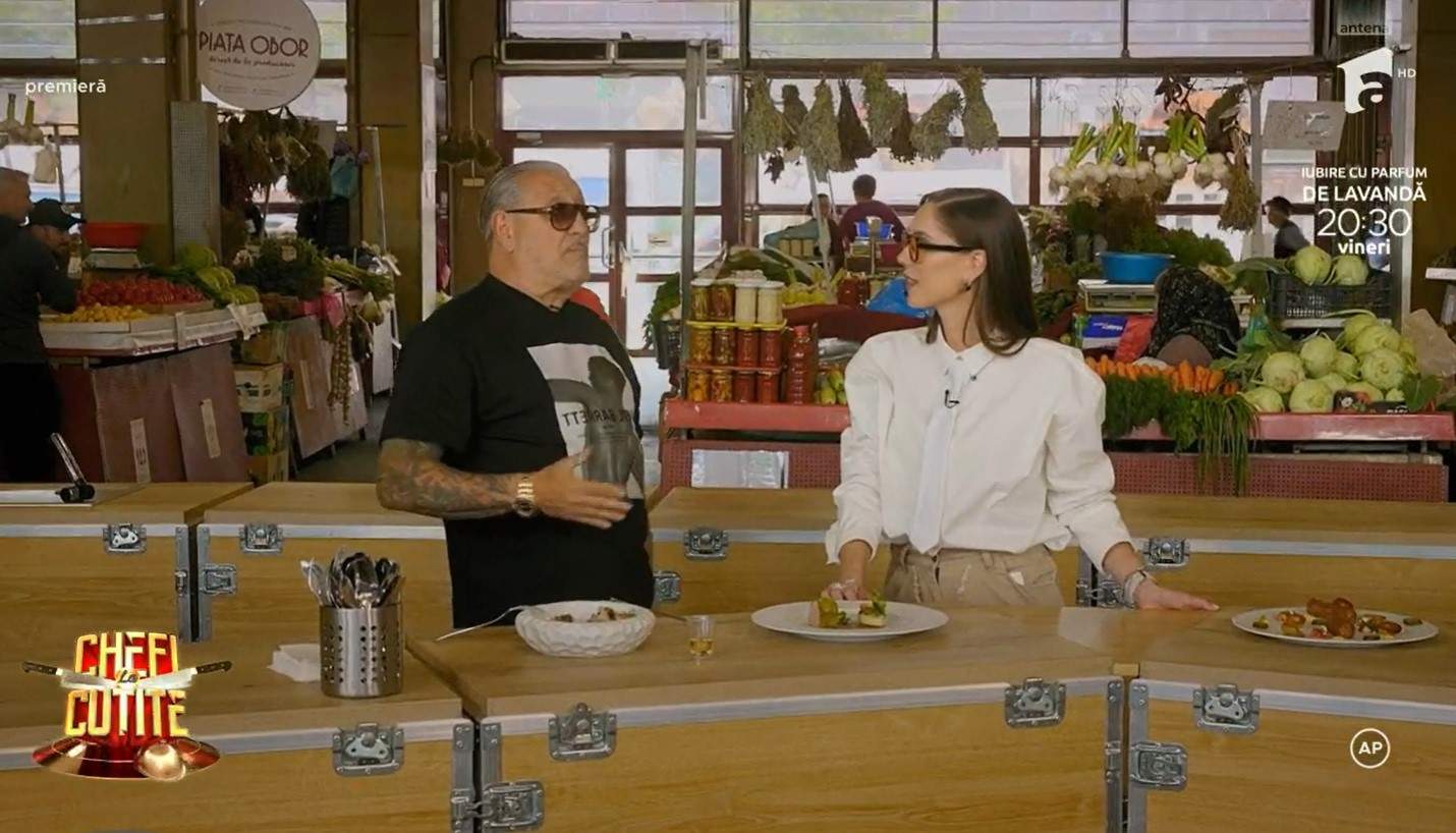 Irina Fodor și Serghei Mizil la 	Chefi la cuțite, în 16 noiembrie, în sezonul 16..