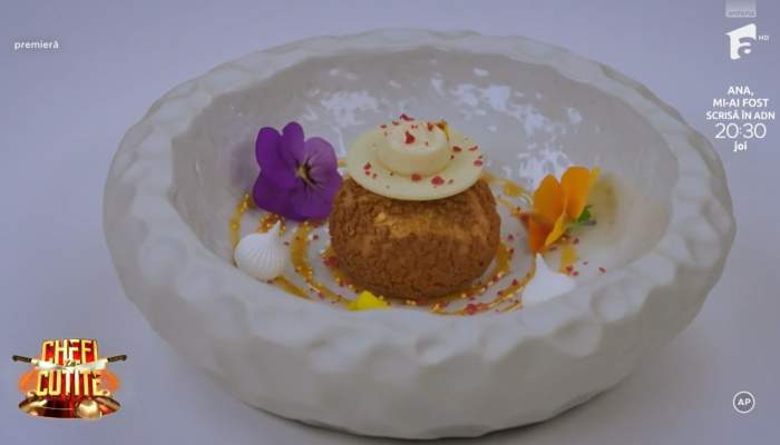 desertul gătit de Arșenica Cocean, la Chefi la cuțite.