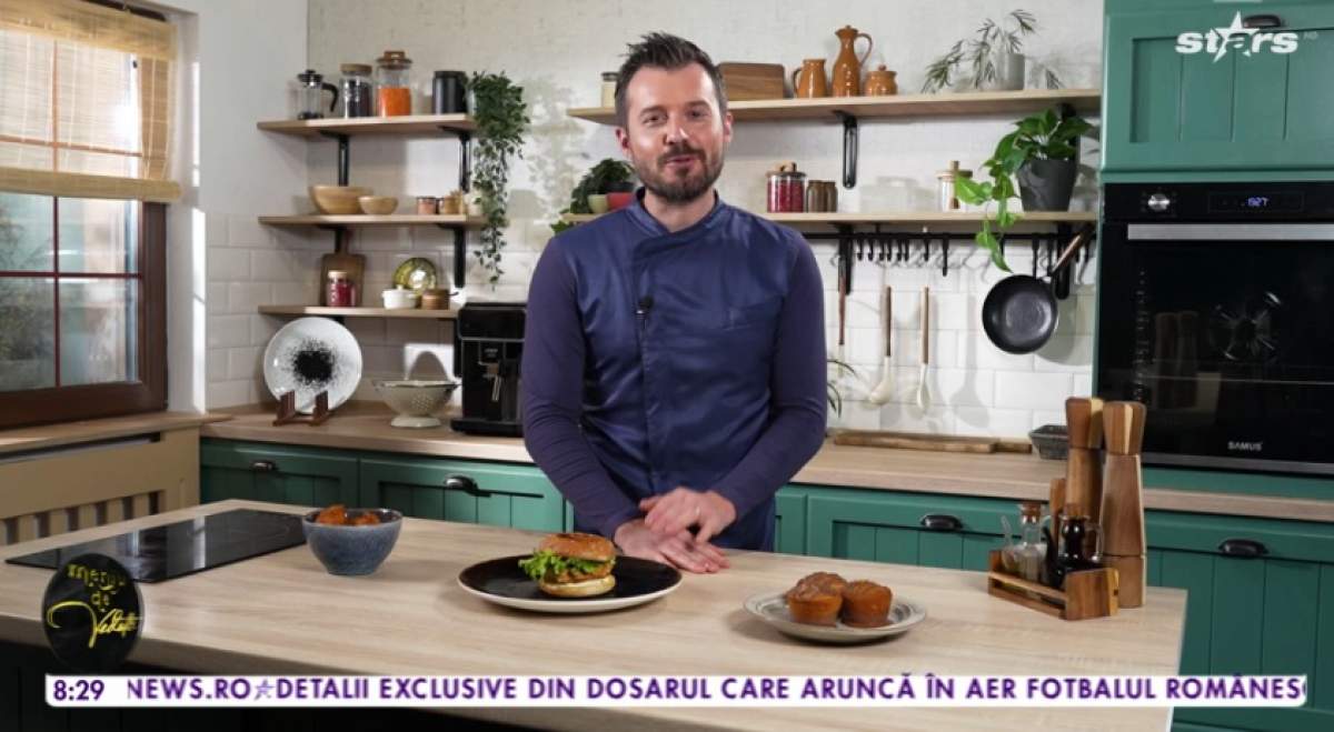 Cel mai delicios burger de pui, după rețeta lui Cherf Horia Manea. Vei avea nevoie de câteva ingrediente