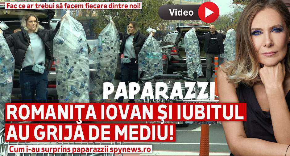 Romaniţa Iovan şi iubitul au grijă de mediu! Fac ce ar trebui să facem fiecare dintre noi! Cum i-au surprins paparazzii spynews.ro