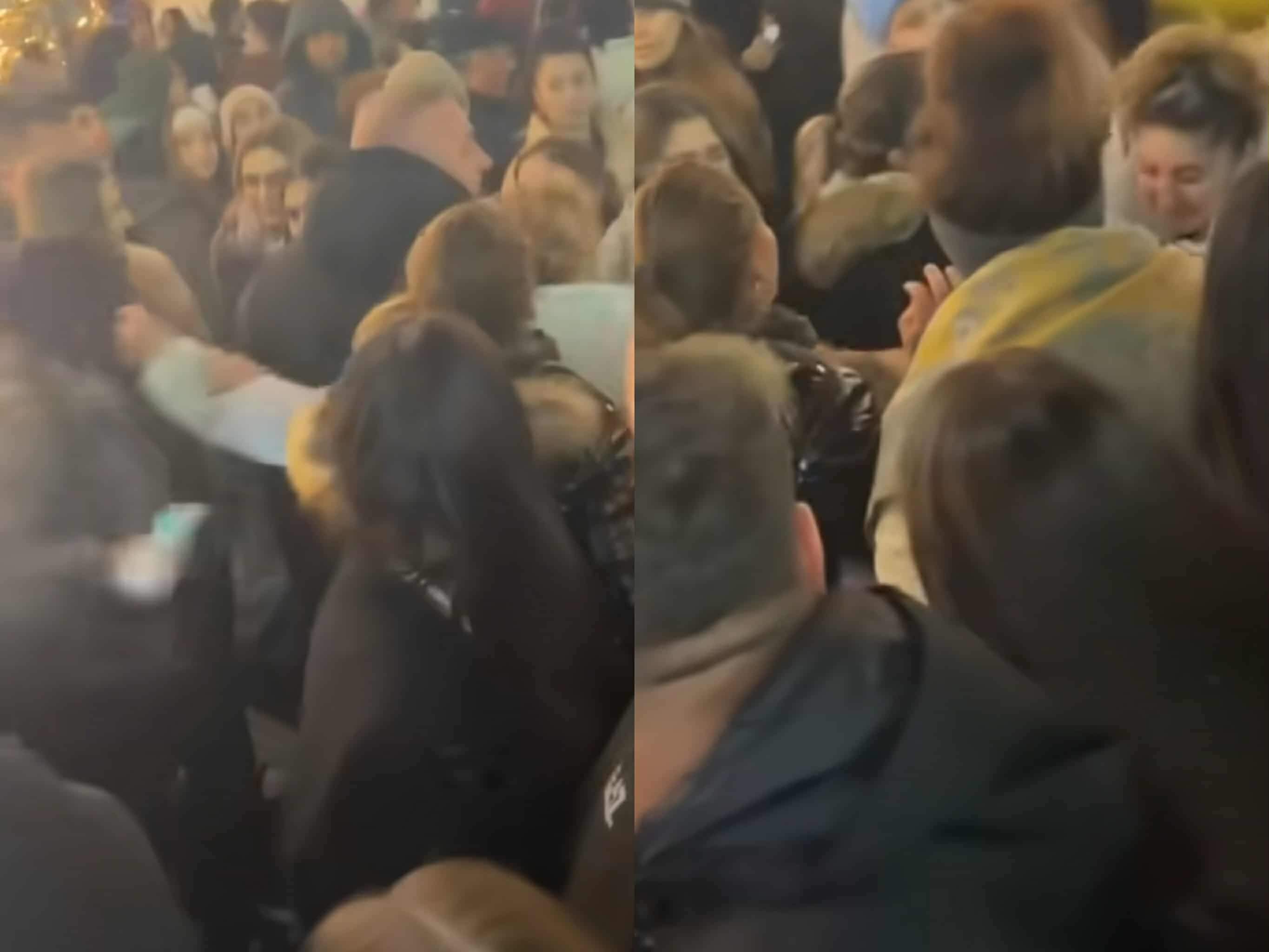 bătaie la târgul de Crăciun din Craiova