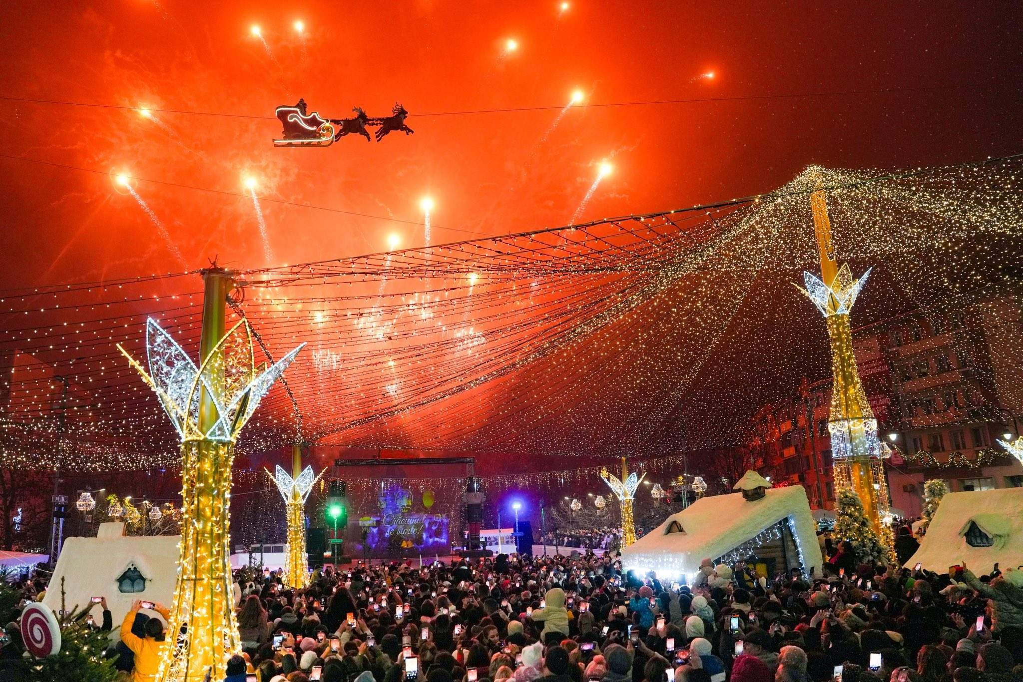 Cât costă o porție de cartofi și doi mici la Târgul de Crăciun de la Craiova. Prețuri piperate în acest an