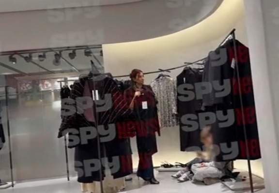 Claudia Pătrășcanu, la shopping
