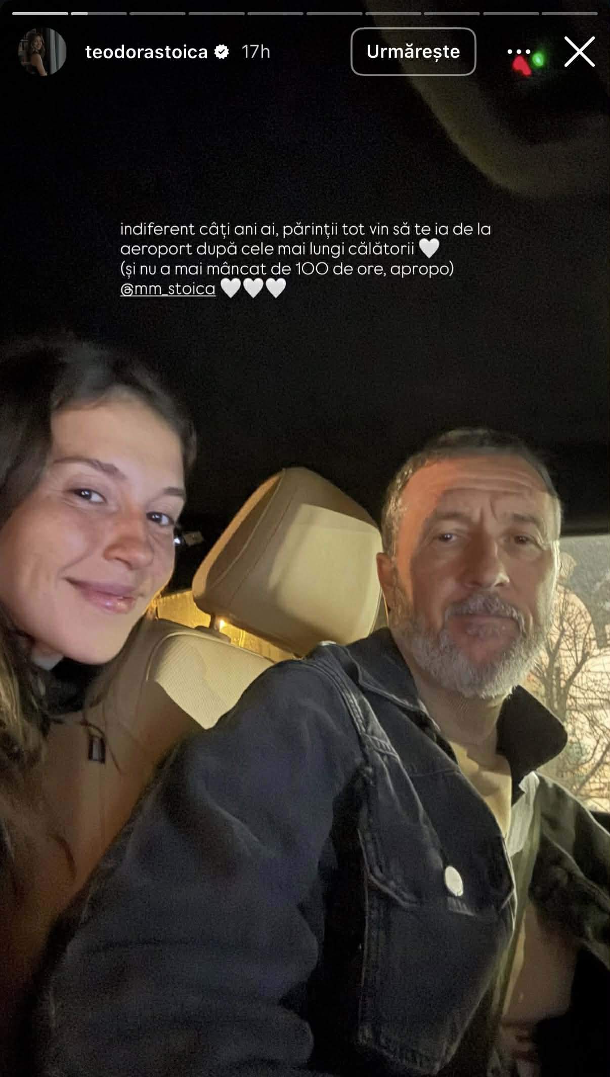 Cum își răsfață Meme Stoica fiica. Teodora Stoica tot fata lui tata rămâne: "Indiferent câți ani ai..."