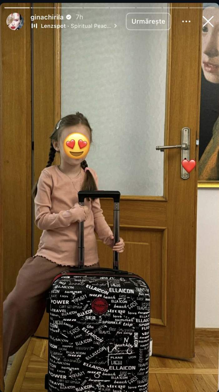 Cât de mare și frumoasă a crescut fiica Ginei Chirilă și a lui Bogdan Vlădău! Katia are cinci ani 