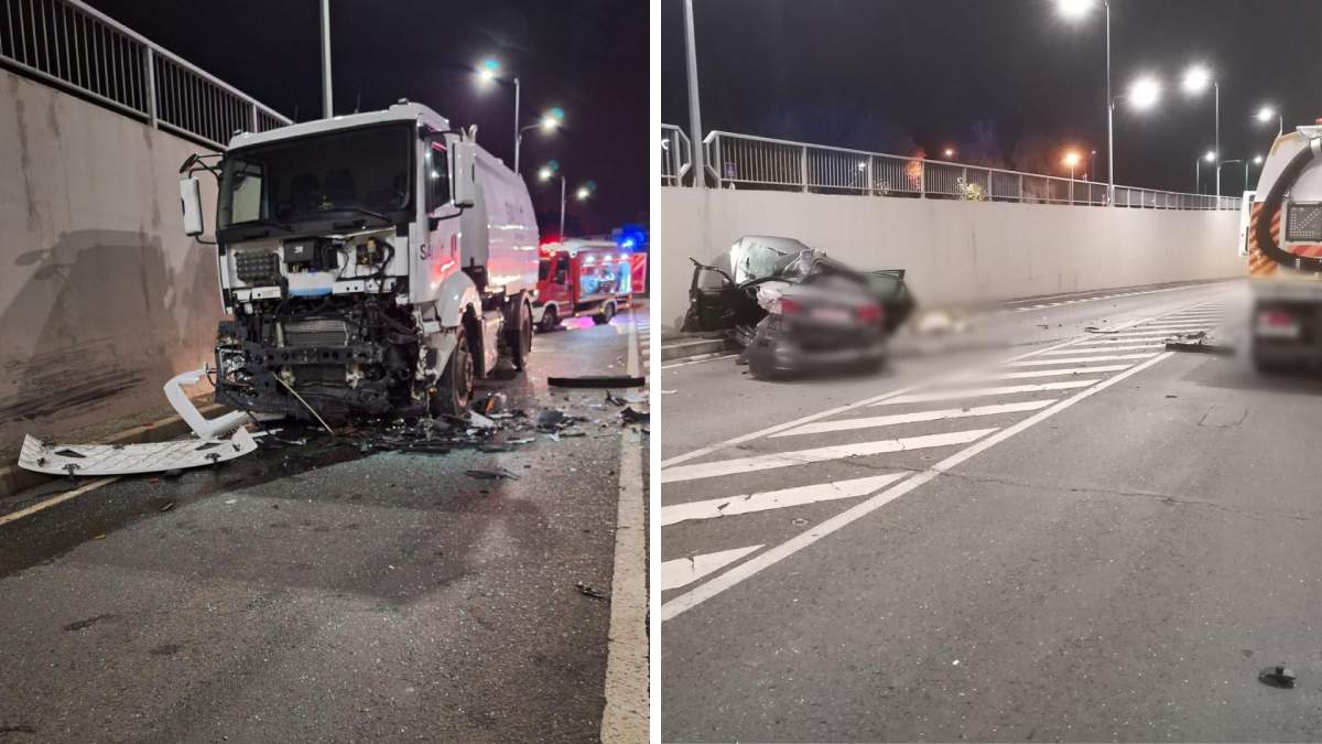 Accident rutier cumplit în Timișoara! O persoană a murit, iar alta a fost transportată în stare gravă la spital