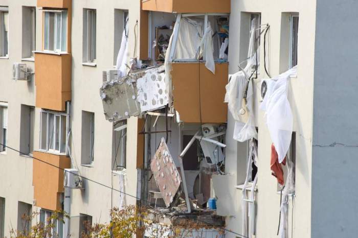 Așa arăta blocul după cele întâmplate