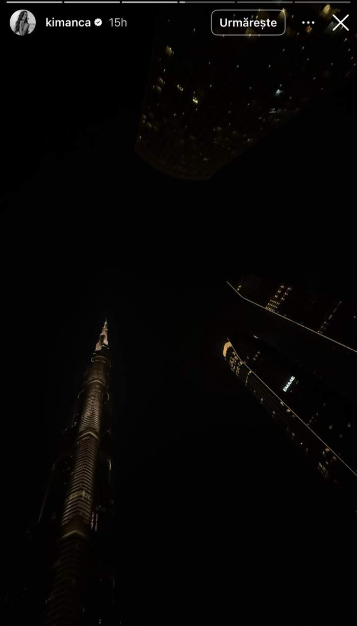 Anca a făcut multe postări din Dubai