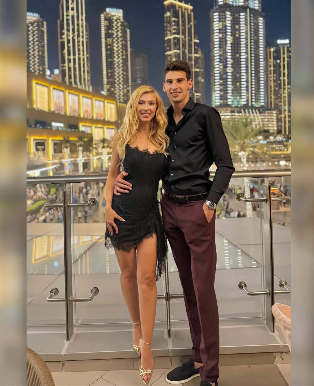 Andreea Bălan și Victor Cornea, în dubai