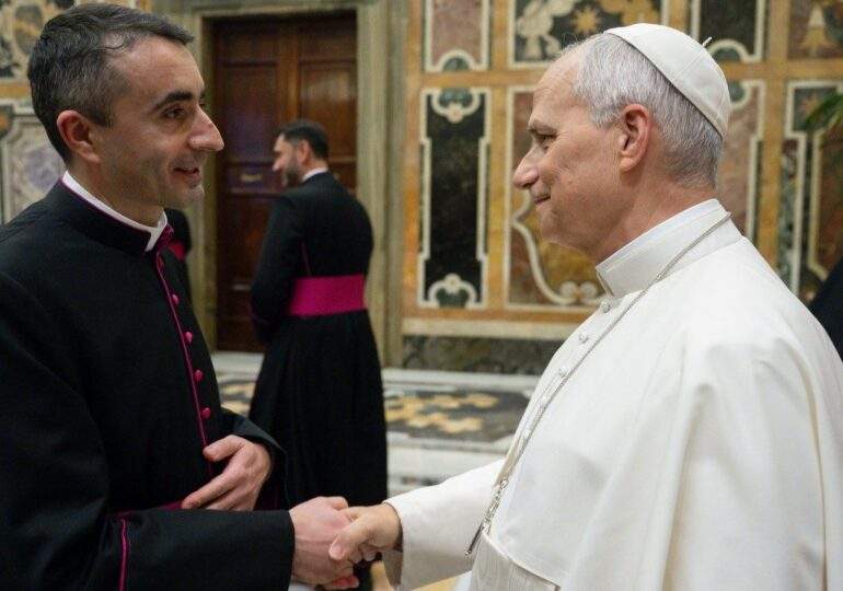 Papa Leon și Mihăiță Blaj