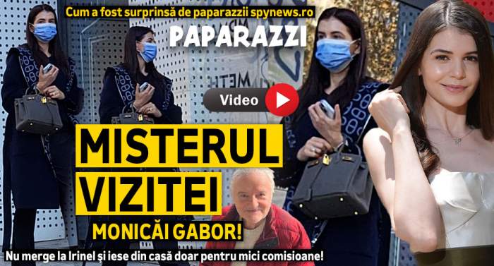 Misterul vizitei Monicăi Gabor! Nu merge la Irinel şi iese din casă doar pentru mici comisioane! Cum a fost surprinsă de paparazzii Spynews.ro