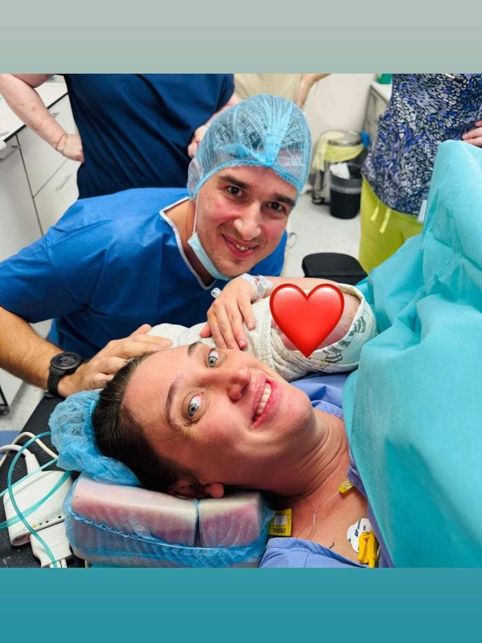 Ilona Brezoianu și copilul ei