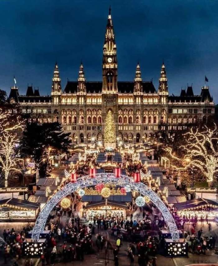 Cât de frumos este decorată Viena