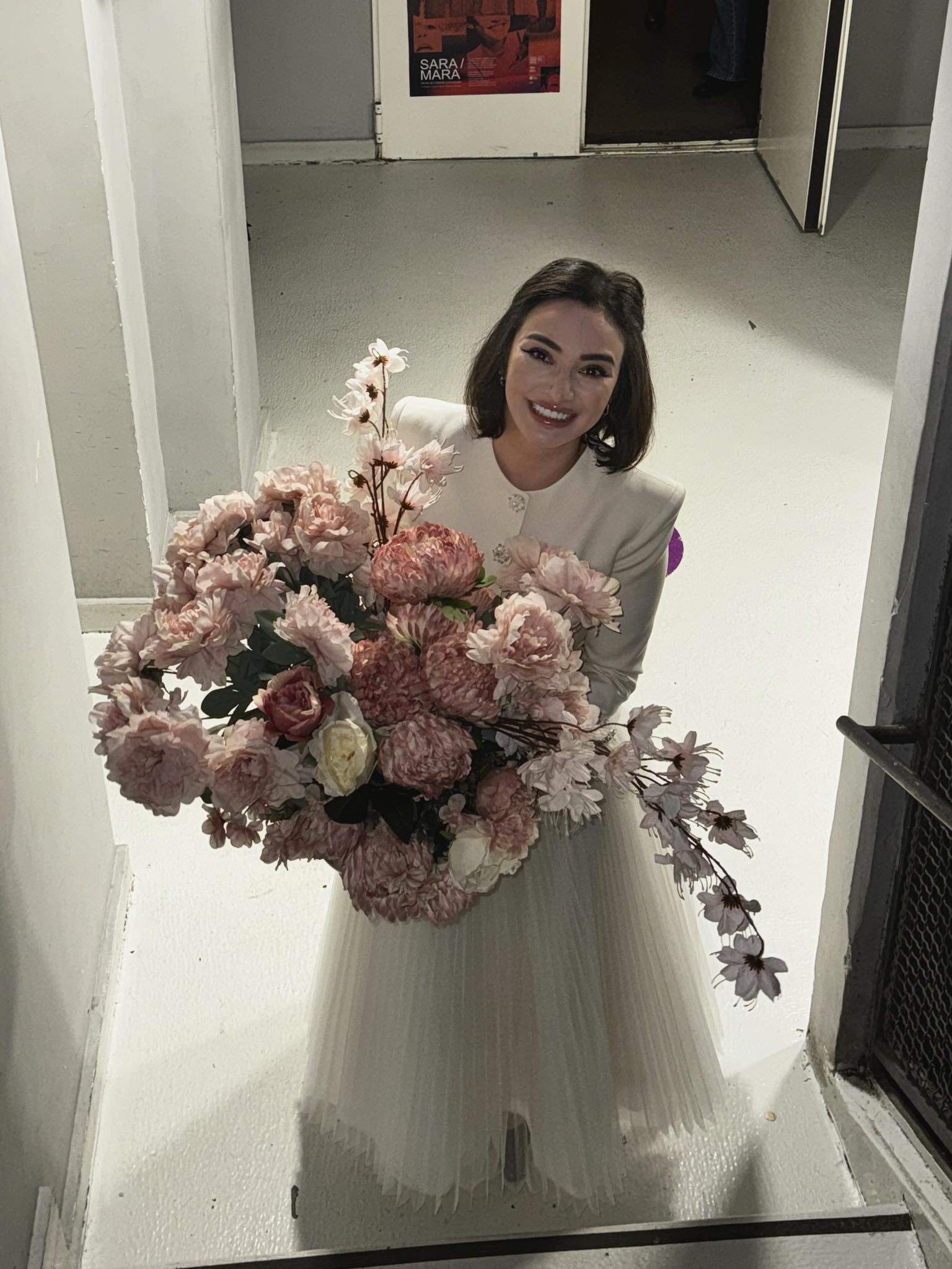 Ana Morodan a primit flori