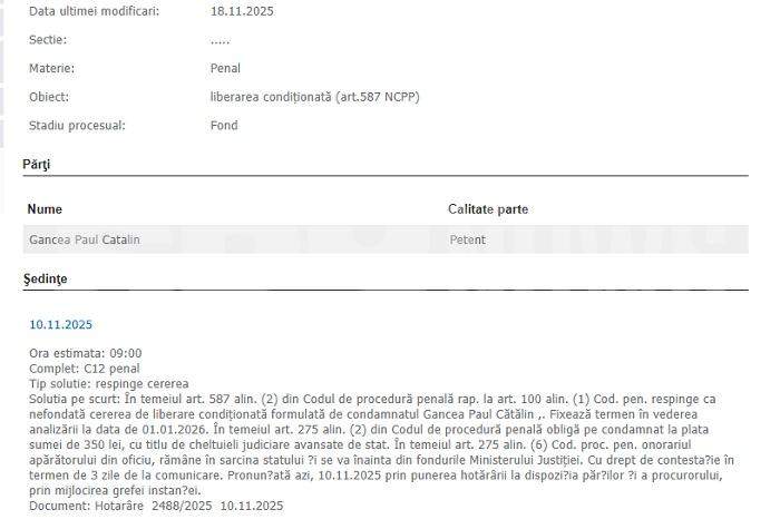 Patronul Clubului Colectiv iese din pușcărie | Când începe să-și facă bagajele!