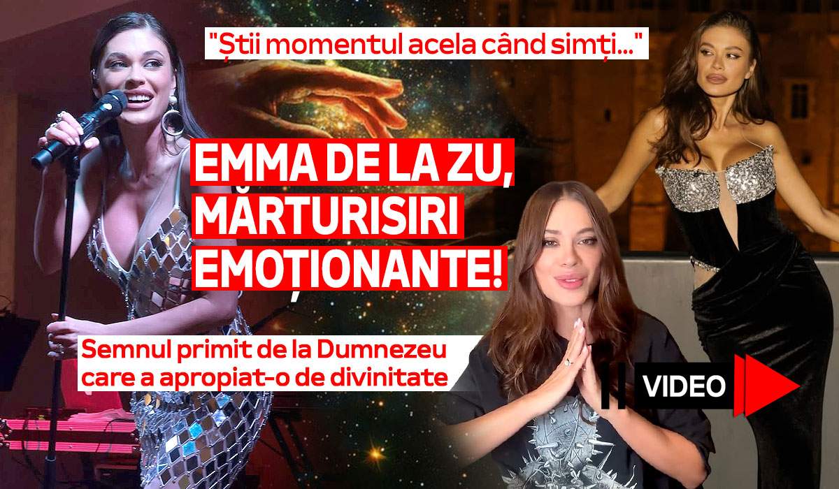Emma de la Zu, mărturisiri emoționante! Semnul primit de la Dumnezeu care a apropiat-o de divinitate: "Știi momentul acela când simți..." | VIDEO
