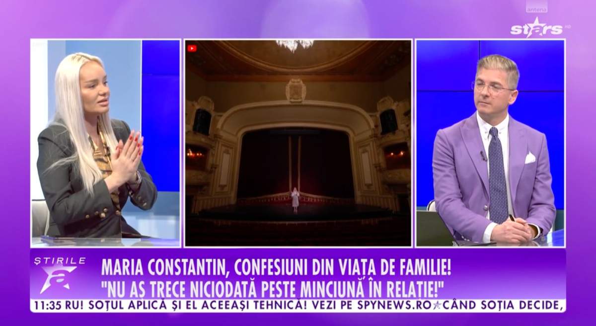 Maria Constantin, la Știrile Antena Stars