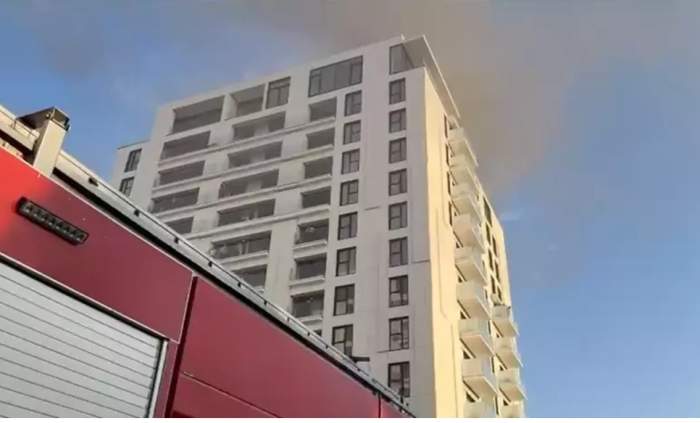 Incendiu de amploare, în Capitală