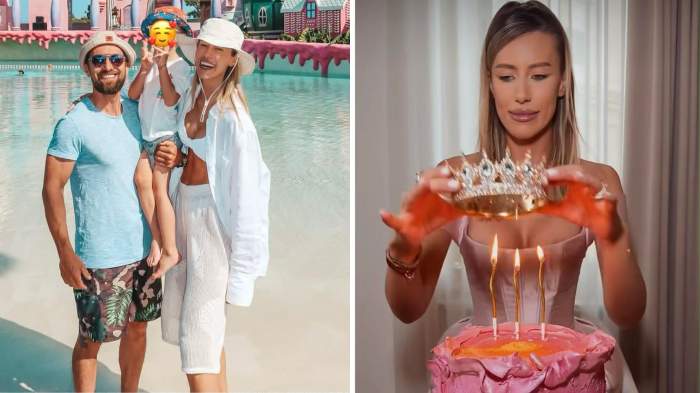 Gabriela Prisăcariu, alături de fiul și soțul ei