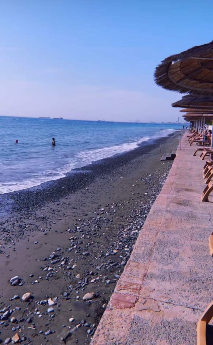 Plaja pe care se află Dana Roba